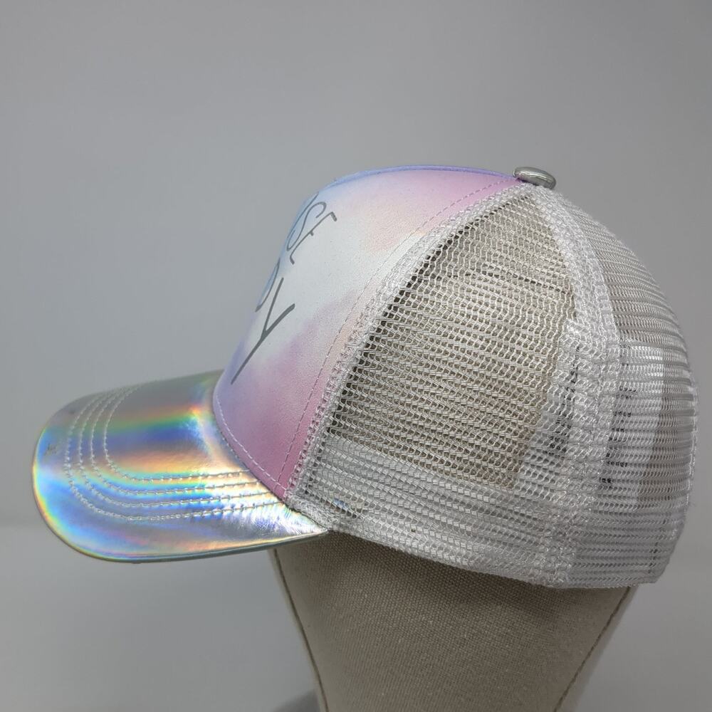 Choose Happy Snapback Mesh Back Trucker Hat Multicolor One Size Outdoor - Picture 5 of 10